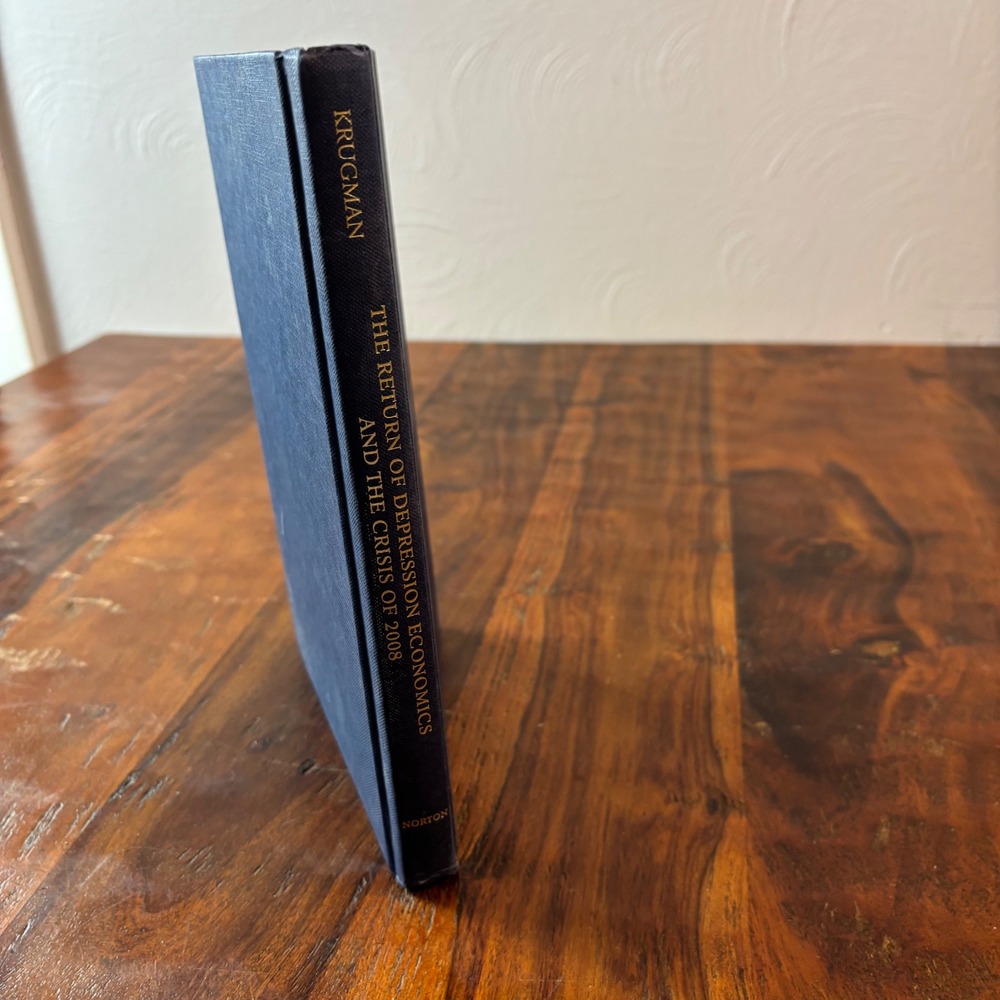 The Return of Depression Economics Paul Krugman 2008 Crisis 1st Ed Hardcover